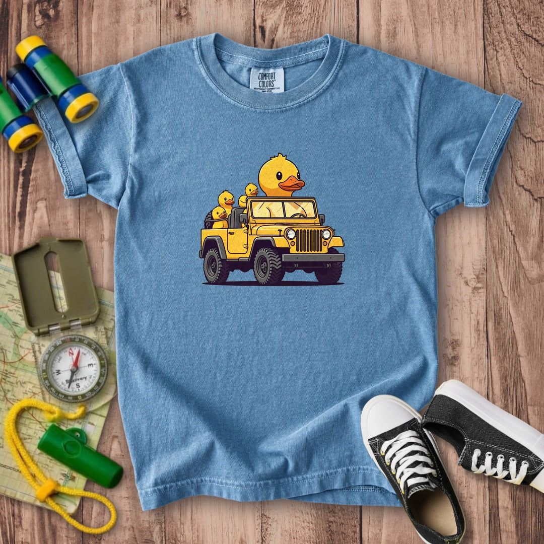 Duck Duck Jeep Kids Cotton T-Shirt