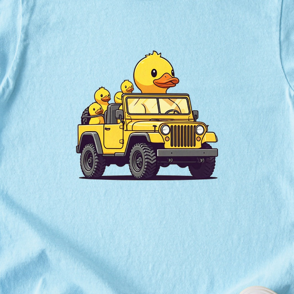 Duck Duck Jeep Kids Cotton T-Shirt