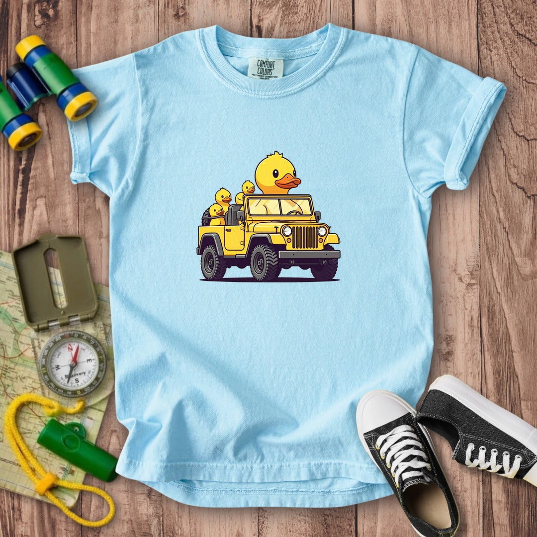 Duck Duck Jeep Kids Cotton T-Shirt