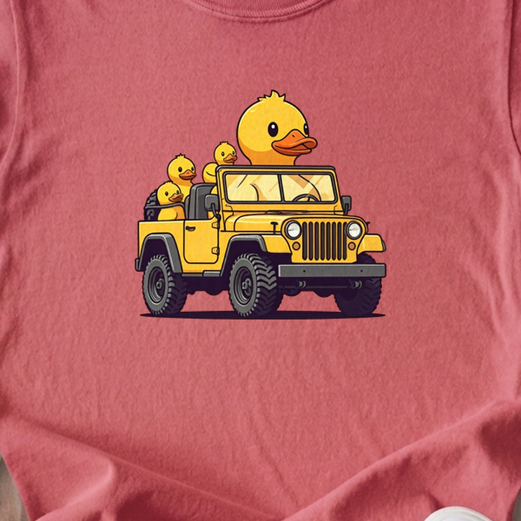 Duck Duck Jeep Kids Cotton T-Shirt