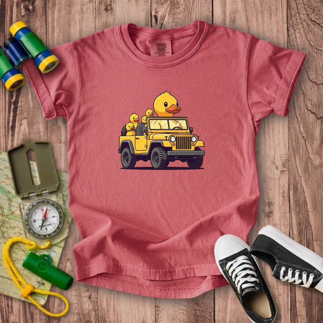 Duck Duck Jeep Kids Cotton T-Shirt