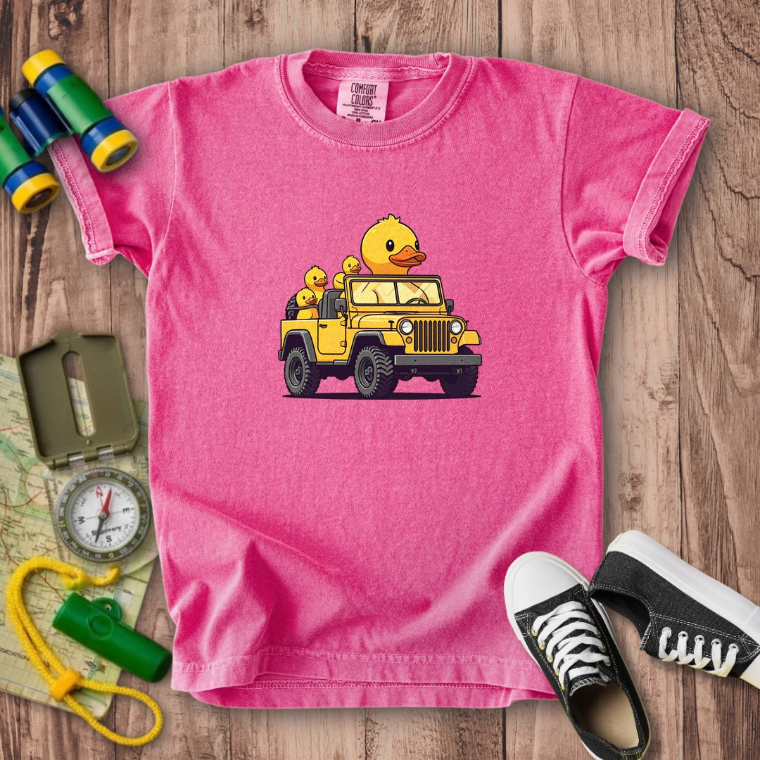 Duck Duck Jeep Kids Cotton T-Shirt