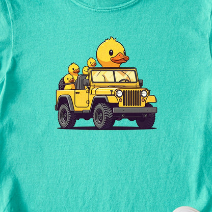 Duck Duck Jeep Kids Cotton T-Shirt