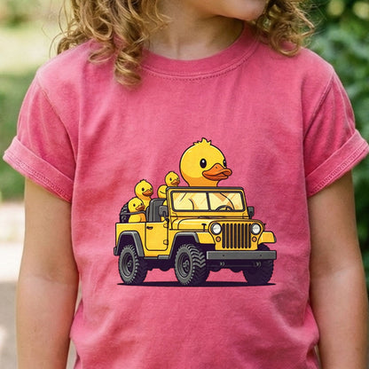 Duck Duck Jeep Kids Cotton T-Shirt