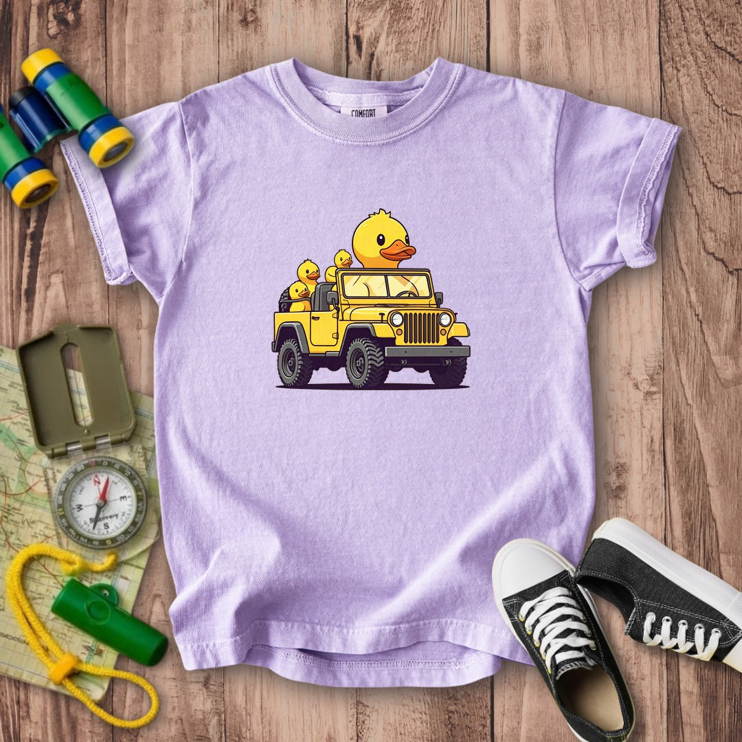 Duck Duck Jeep Kids Cotton T-Shirt