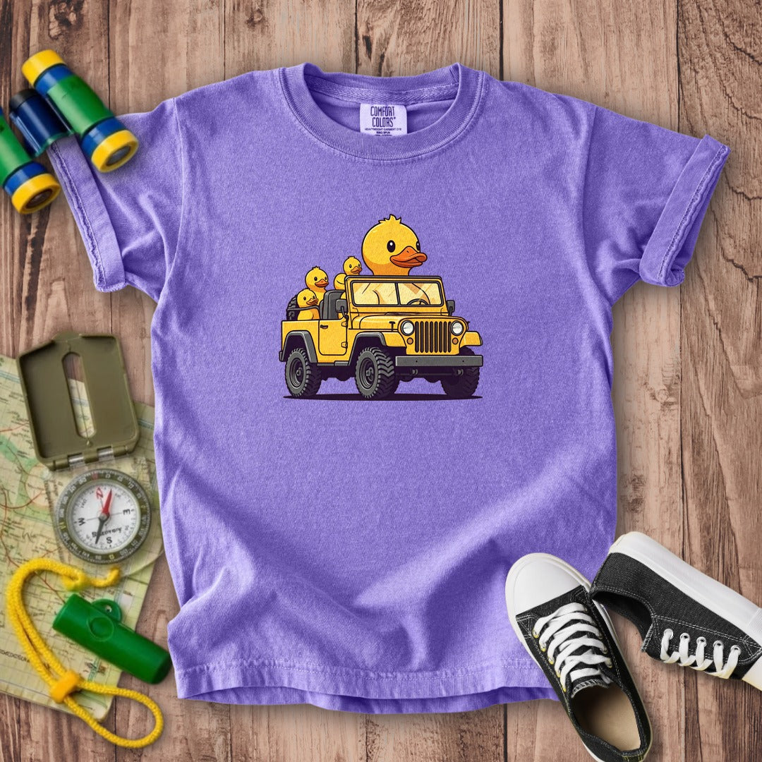 Duck Duck Jeep Kids Cotton T-Shirt