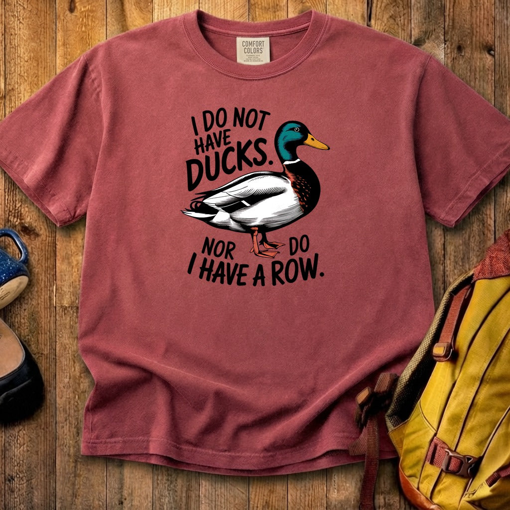 Ducks in a Row Cotton T-Shirt