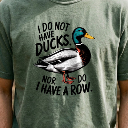 Ducks in a Row Cotton T-Shirt