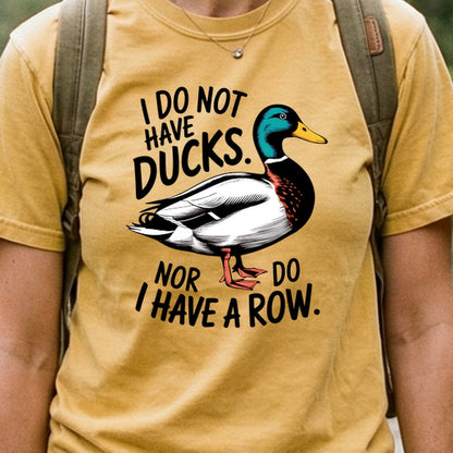 Ducks in a Row Cotton T-Shirt