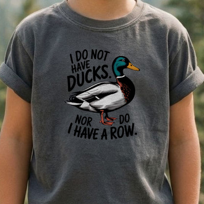 Ducks in a Row Kids Cotton T-Shirt