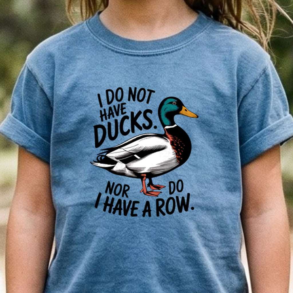 Ducks in a Row Kids Cotton T-Shirt