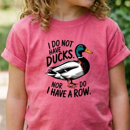 Ducks in a Row Kids Cotton T-Shirt