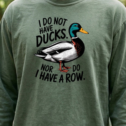 Ducks in a Row Cotton Long Sleeve