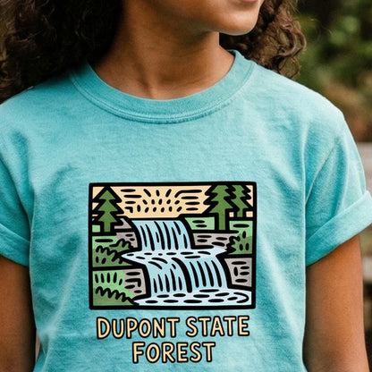 Dupont State Forest Kids Cotton T-Shirt