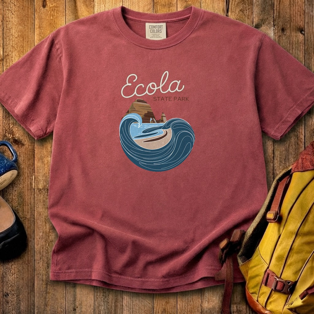 Ecola State Park Cotton T-Shirt