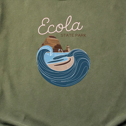 Ecola State Park Cotton T-Shirt