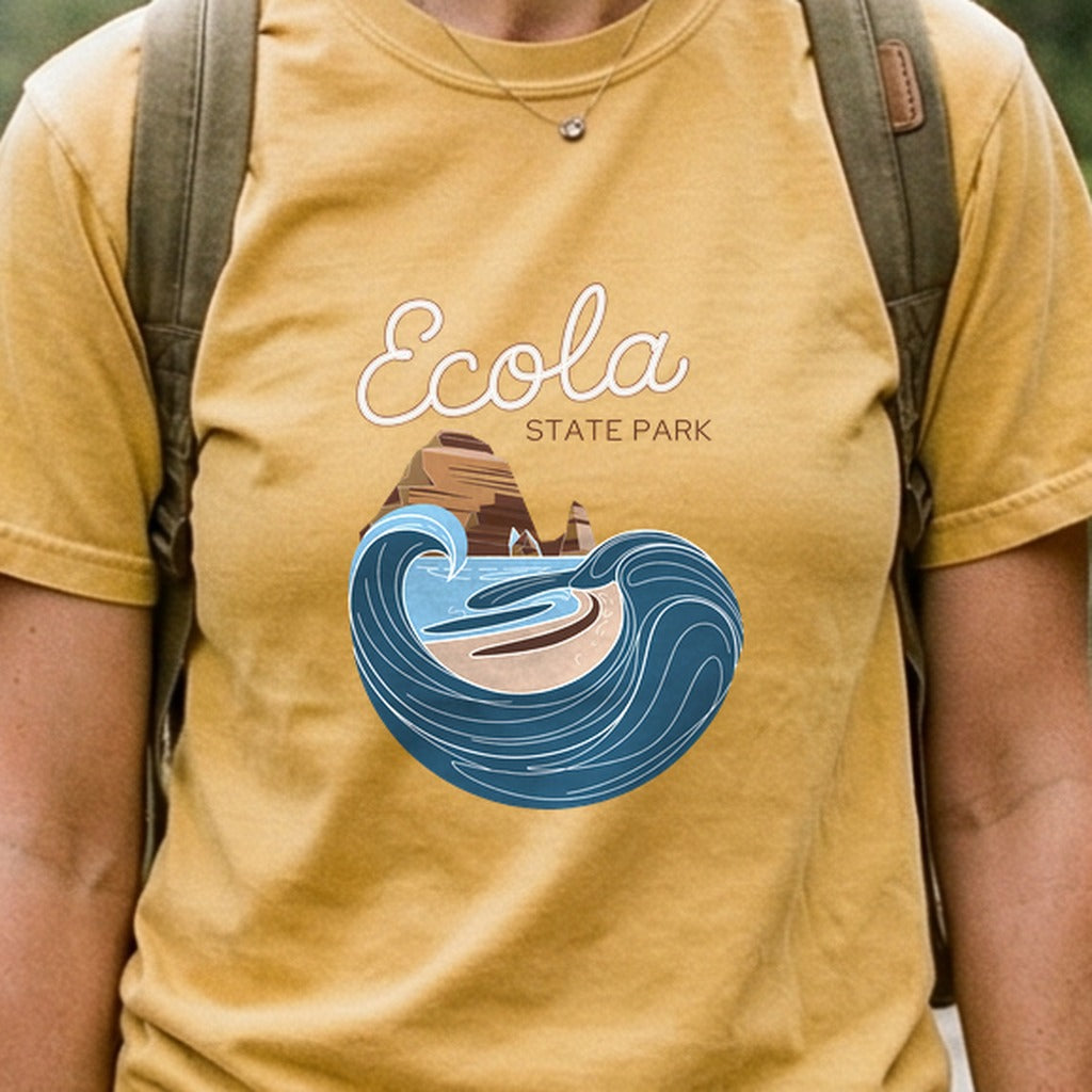 Ecola State Park Cotton T-Shirt