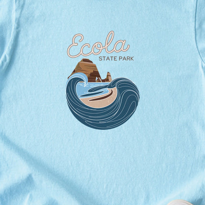 Ecola State Park Kids Cotton T-Shirt