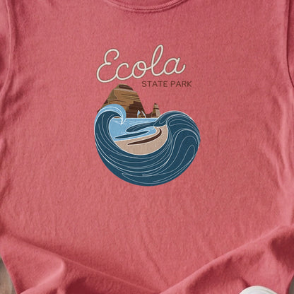 Ecola State Park Kids Cotton T-Shirt