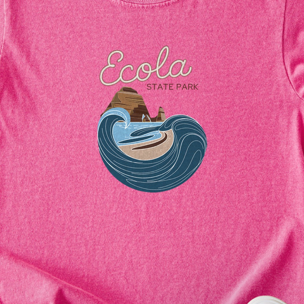 Ecola State Park Kids Cotton T-Shirt