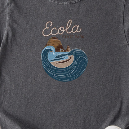 Ecola State Park Kids Cotton T-Shirt