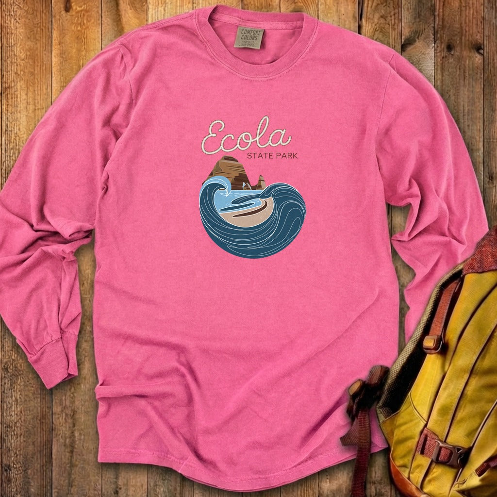 Ecola State Park Cotton Long Sleeve