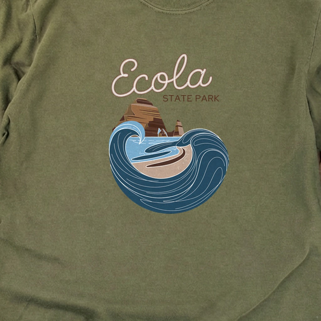 Ecola State Park Cotton Long Sleeve