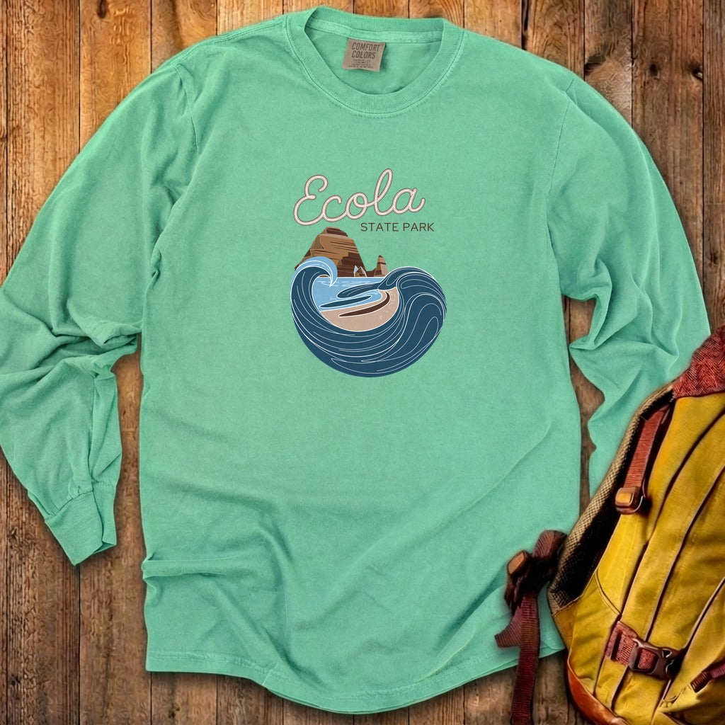 Ecola State Park Cotton Long Sleeve