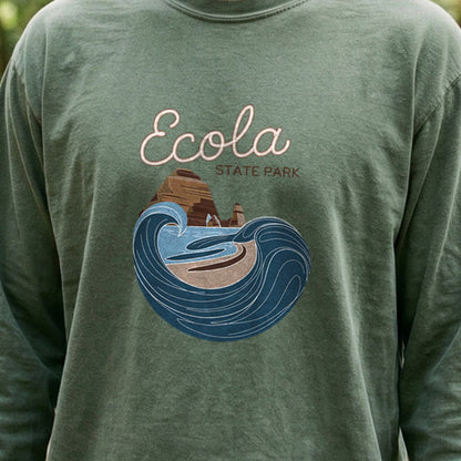 Ecola State Park Cotton Long Sleeve