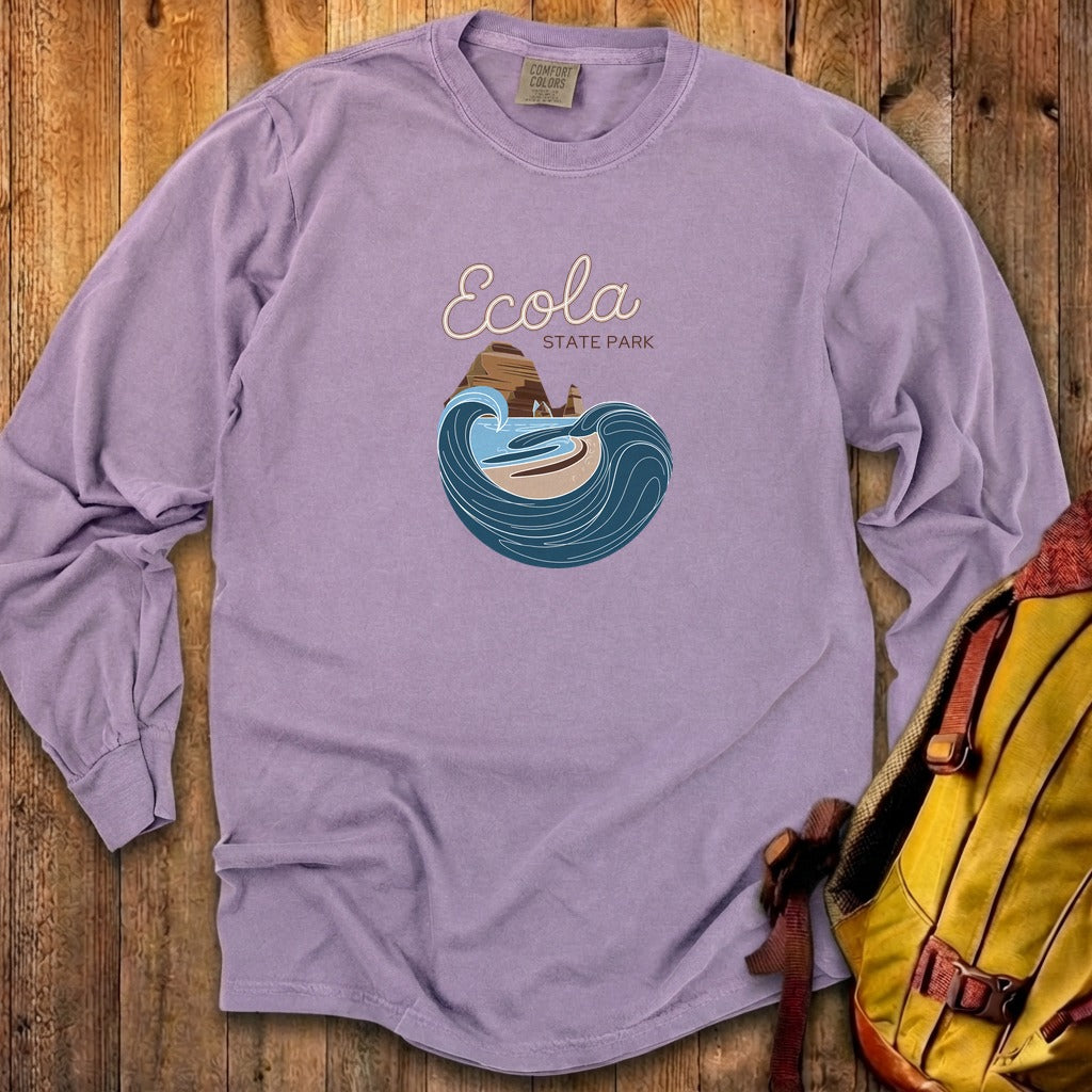 Ecola State Park Cotton Long Sleeve