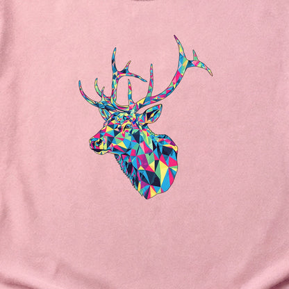 Elk Mosaic Cotton T-Shirt