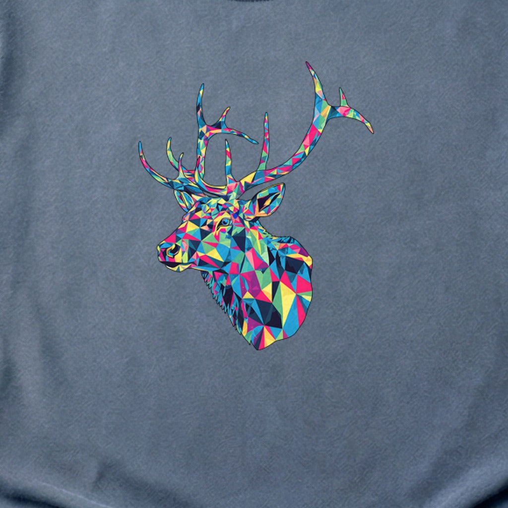 Elk Mosaic Cotton T-Shirt