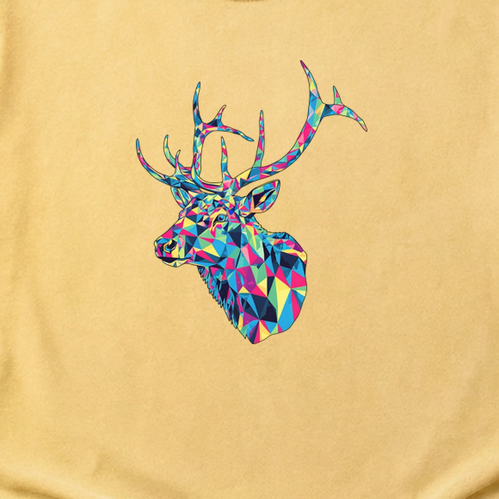 Elk Mosaic Cotton T-Shirt