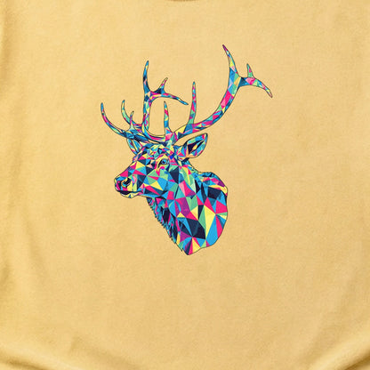 Elk Mosaic Cotton T-Shirt
