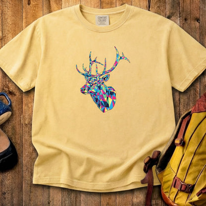 Elk Mosaic Cotton T-Shirt