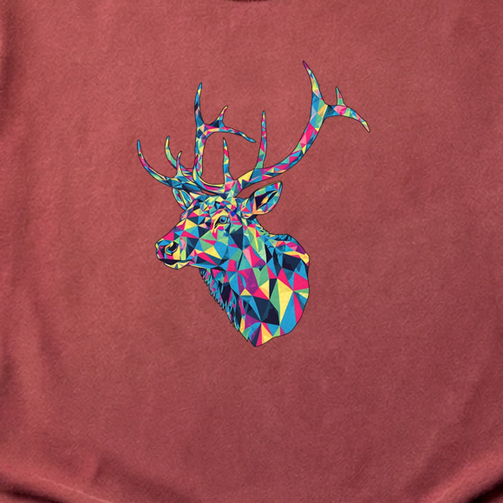 Elk Mosaic Cotton T-Shirt