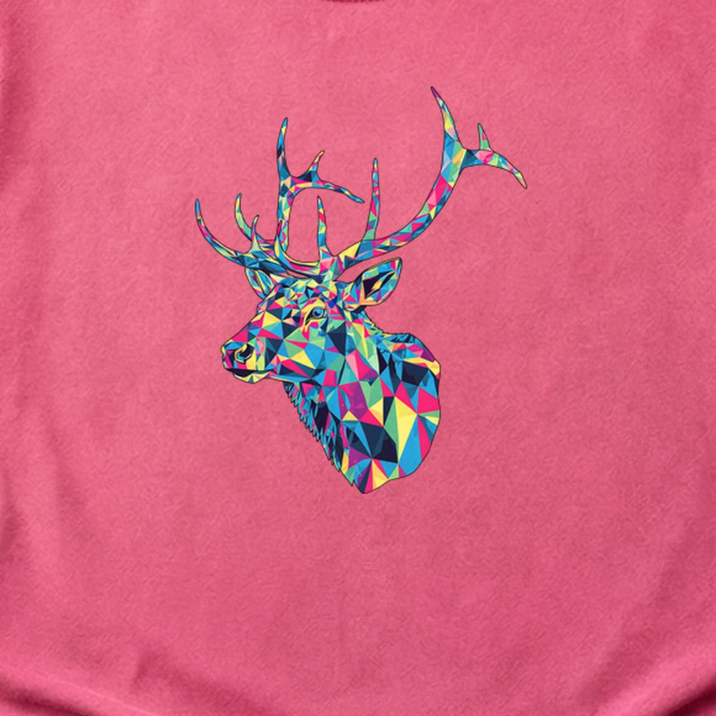 Elk Mosaic Cotton T-Shirt