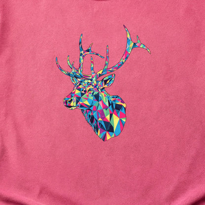 Elk Mosaic Cotton T-Shirt