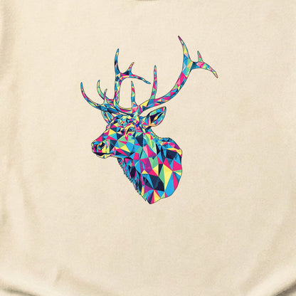 Elk Mosaic Cotton T-Shirt