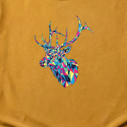 Elk Mosaic Cotton T-Shirt