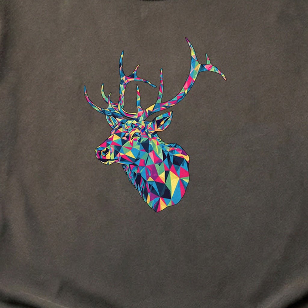 Elk Mosaic Cotton T-Shirt