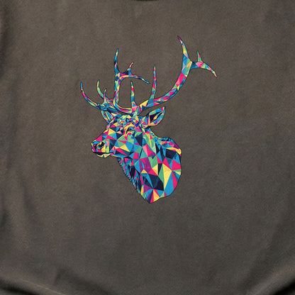 Elk Mosaic Cotton T-Shirt