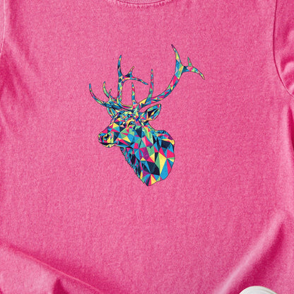 Elk Mosaic Kids Cotton T-Shirt