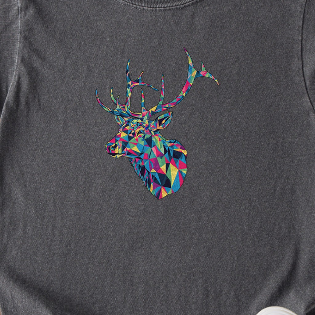 Elk Mosaic Kids Cotton T-Shirt