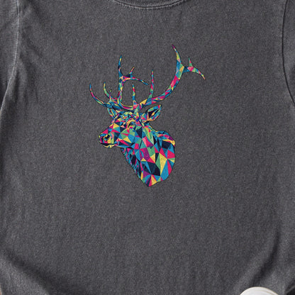 Elk Mosaic Kids Cotton T-Shirt