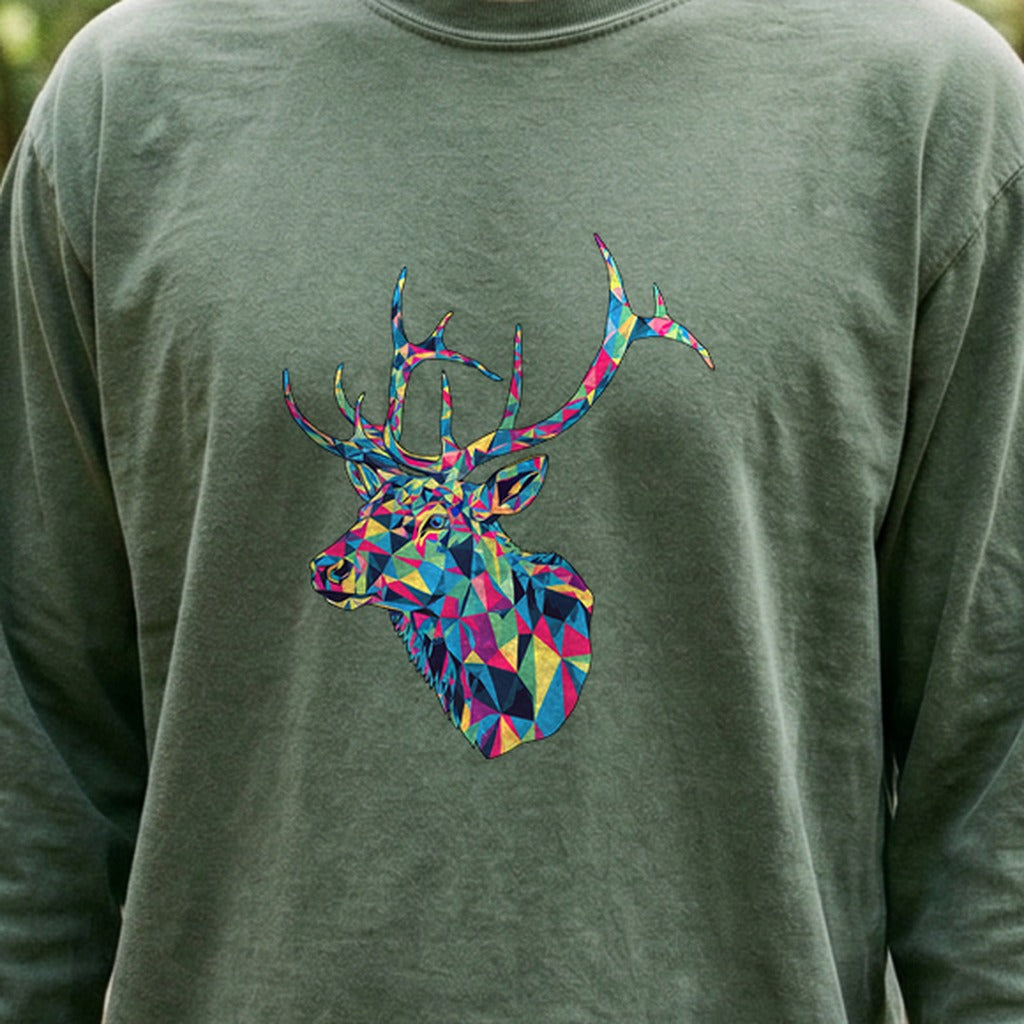 Elk Mosaic Cotton Long Sleeve