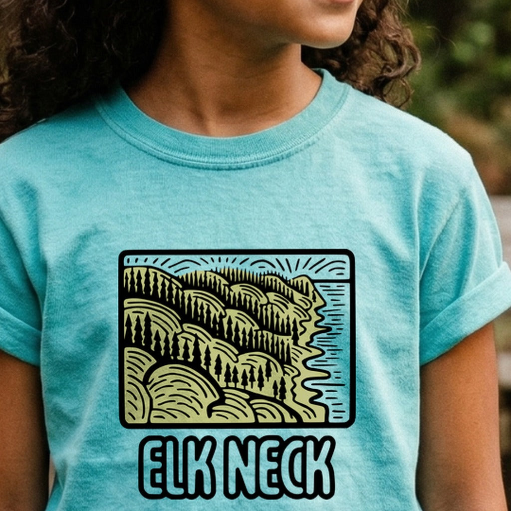Elk Neck State Forest Kids Cotton T-Shirt