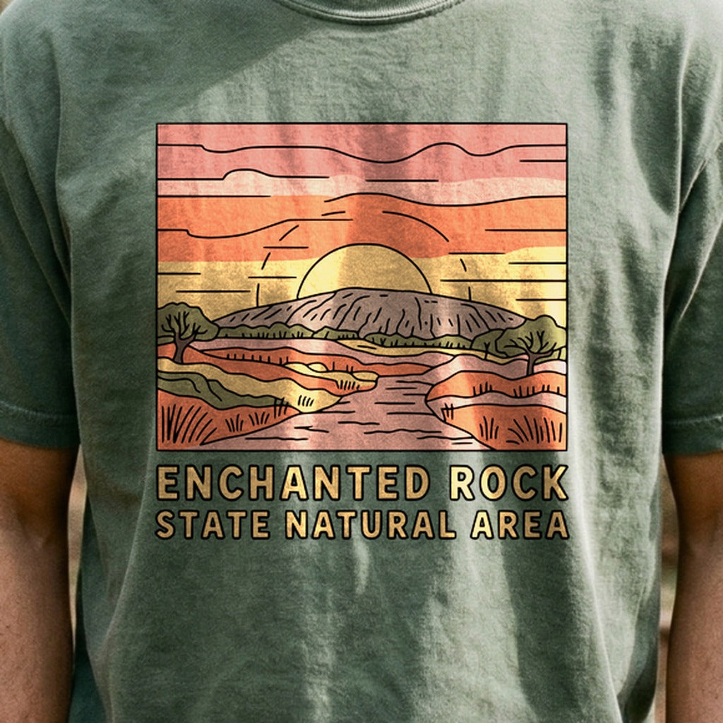 Enchanted Rock State Natural Area Cotton T-Shirt