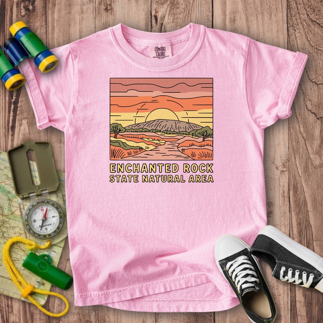 Enchanted Rock State Natural Area Kids Cotton T-Shirt