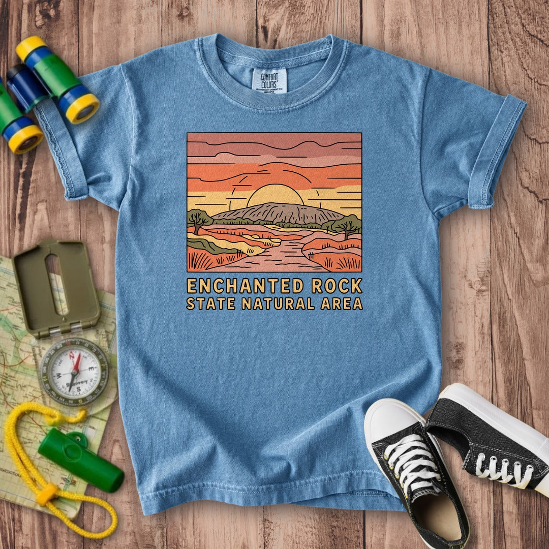 Enchanted Rock State Natural Area Kids Cotton T-Shirt